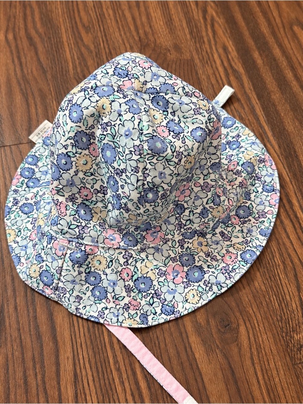 babyGap Pink Reversible Sun Hat – 18–24 Months